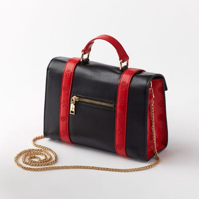 DENAJI ICON PURSE - BLACK AND RED - BACK