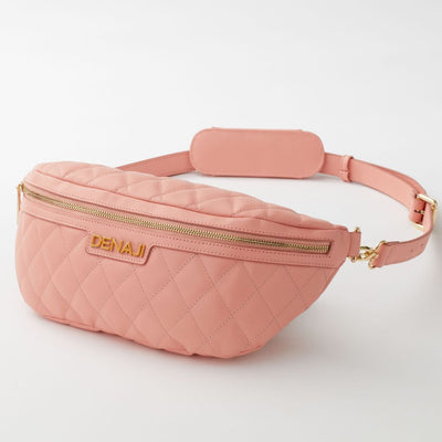 DENAJI INFINITY BUM BAG / FANNY PACK - CORAL PINK (FRONT)
