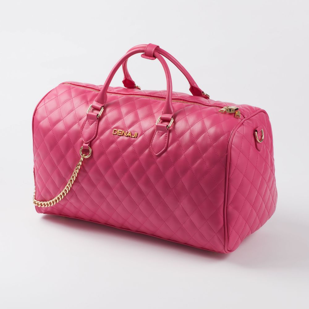 DENAJI INFINITY DUFFLE BAG / WEEKENDER - HOT PINK (FRONT)