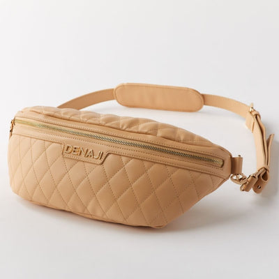 DENAJI INFINITY BUM BAG / FANNY PACK - BEIGE (FRONT)