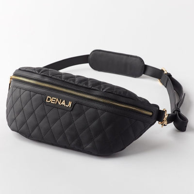 DENAJI INFINITY BUM BAG / FANNY PACK - BLACK (FRONT)