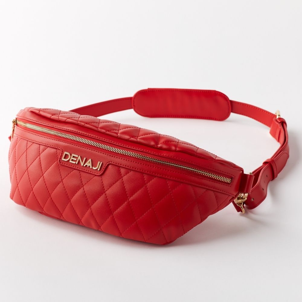 DENAJI INFINITY BUM BAG / FANNY PACK - RED (FRONT)