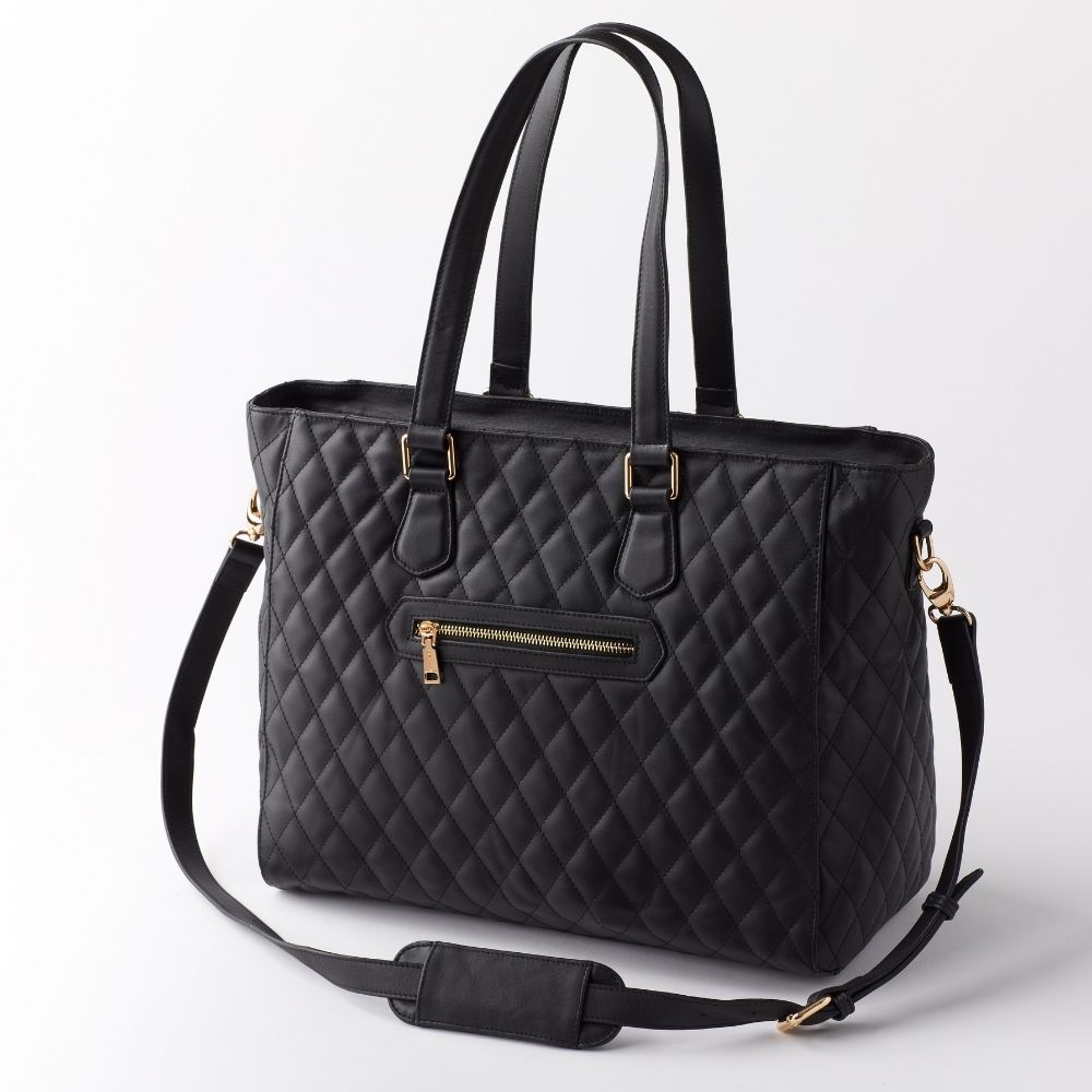 DENAJI INFINITY TOTE BAG - BLACK (BACK)